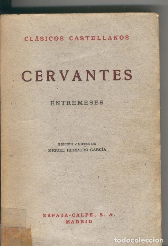 Coleccionismo de revistas y peri&oacute;dicos: Entremeses - Cervantes