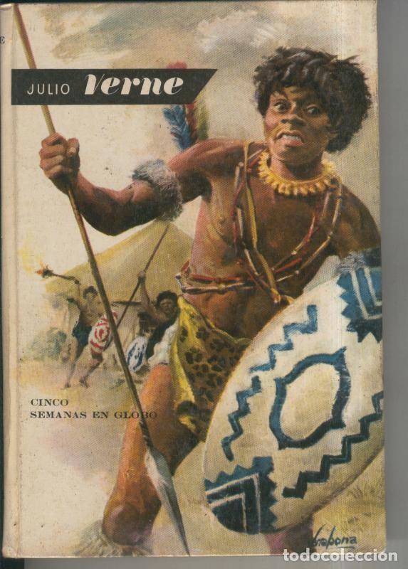 Collezionismo di Riviste e Giornali: Cinco semanas en globo - Julio Verne