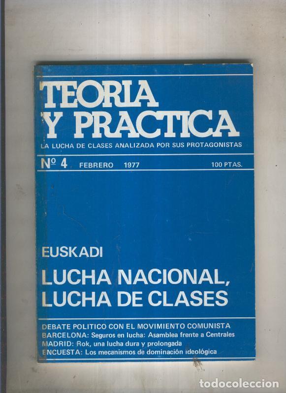Sammeln von Zeitschriften und Zeitungen: Teoria y practica numero 04: Lucha nacional, lucha de clases - varios