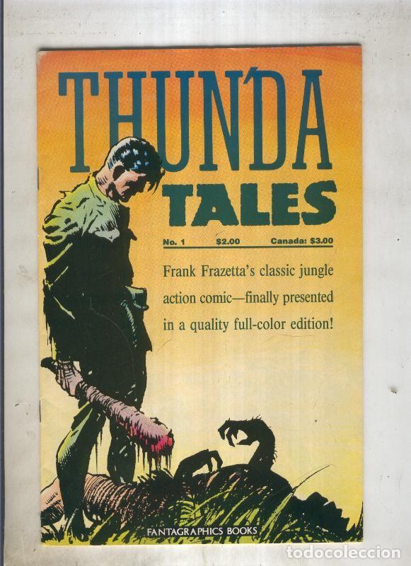 Colecionismo de Revistas e Jornais: THUNDA TALES: Numero 01 Edicion 1987 - FRANK FRAZETTA