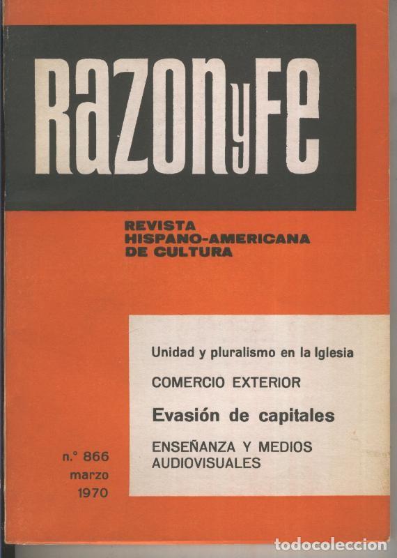 Sammeln von Zeitschriften und Zeitungen: Razon y Fe marzo 1970 - Varios