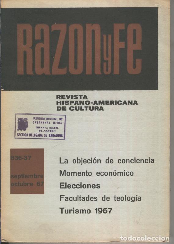Sammeln von Zeitschriften und Zeitungen: Razon y Fe septiembre-octubre 1967 - Varios