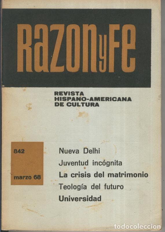 Sammeln von Zeitschriften und Zeitungen: Razon y Fe marzo 1968 - Varios