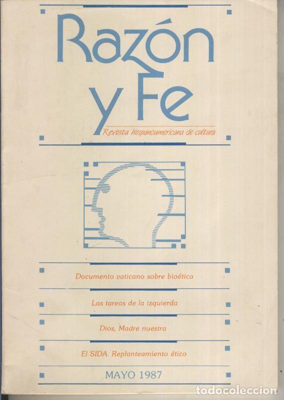 Sammeln von Zeitschriften und Zeitungen: Razon y Fe mayo 1987 - Varios