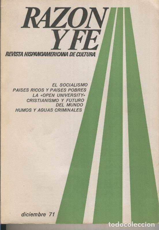 Collectionnisme de Revues et Journaux: Razon y Fe diciembre 1971 - Varios