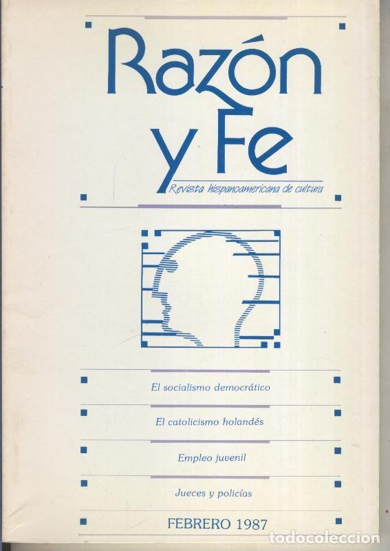 Collectionnisme de Revues et Journaux: Razon y Fe febrero 1987 - Varios