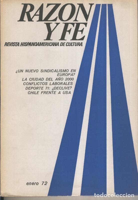 Collectionnisme de Revues et Journaux: Razon y Fe enero 1972 - Varios