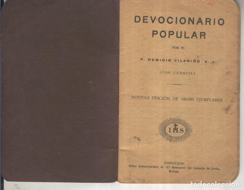 Colecionismo de Revistas e Jornais: Devocionario popular - P. Remigio Vilari&ntilde;o
