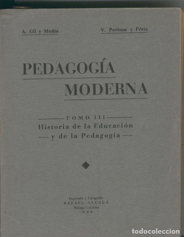 Sammeln von Zeitschriften und Zeitungen: Pedagogia moderna Tomo III - A. Gil-V. Pertusa