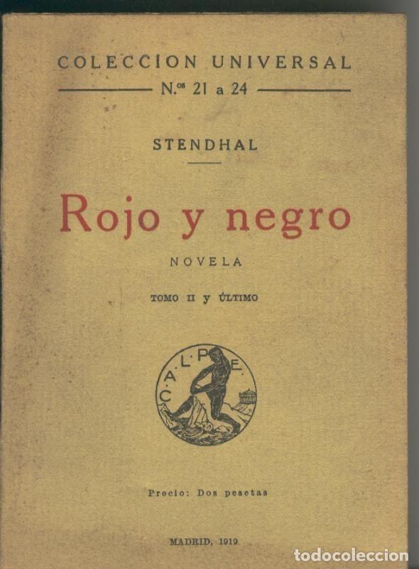 Sammeln von Zeitschriften und Zeitungen: Rojo y negro Tomo II y ultimo - Stendhal