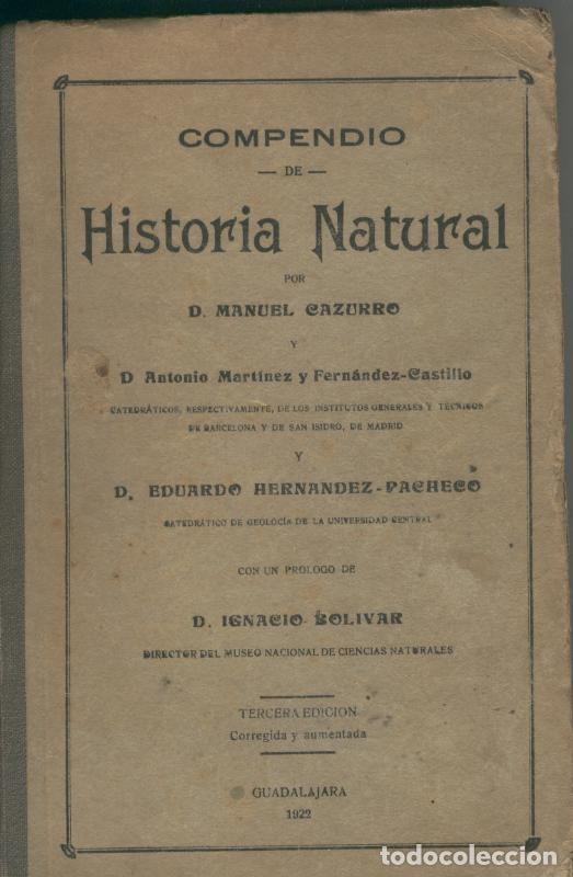 Coleccionismo de Revistas y Peri&oacute;dicos: Compendio de Historia Natural - Varios