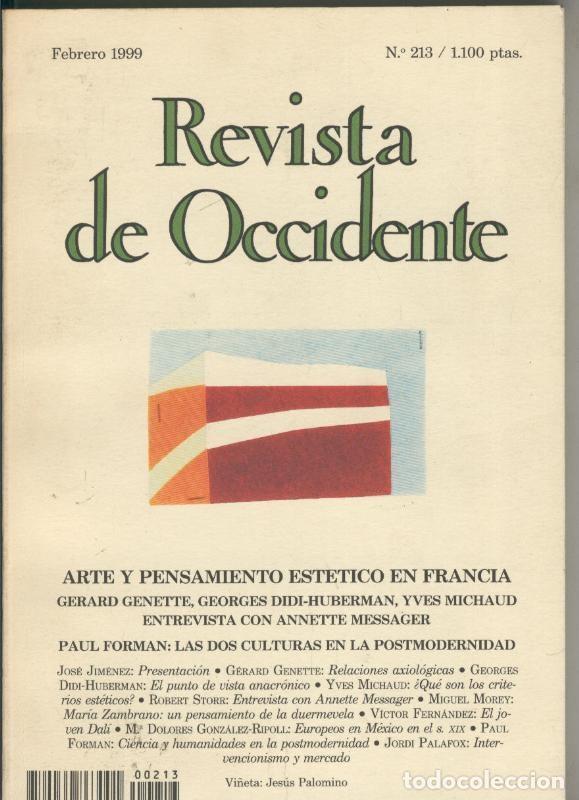 Collection Magazines and Newspapers: Revista de Occidente numero 213 - Varios