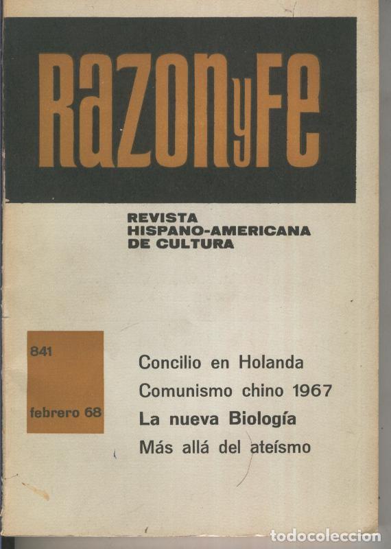 Collection Magazines and Newspapers: Razon y Fe febrero 1968 - Varios