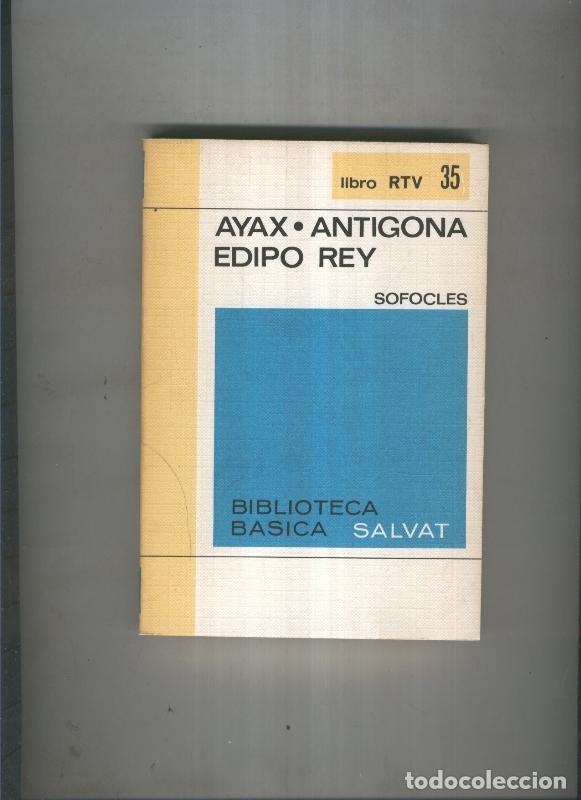 Coleccionismo de Revistas y Peri&oacute;dicos: Biblioteca basica Salva rtv: Ayax&middot;Antigona edipo rey - Sofocles