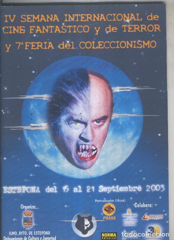 Coleccionismo de Revistas y Peri&oacute;dicos: IV semana internacional de cine fantastico y de terror y septima - varios
