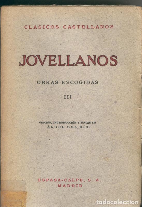 Collectionnisme de Revues et Journaux: Obras escogidas tomo III - Jovellanos