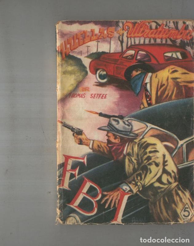 Colecionismo de Revistas e Jornais: FBI numero 059: Huellas de ultratumba - Fred Baxter