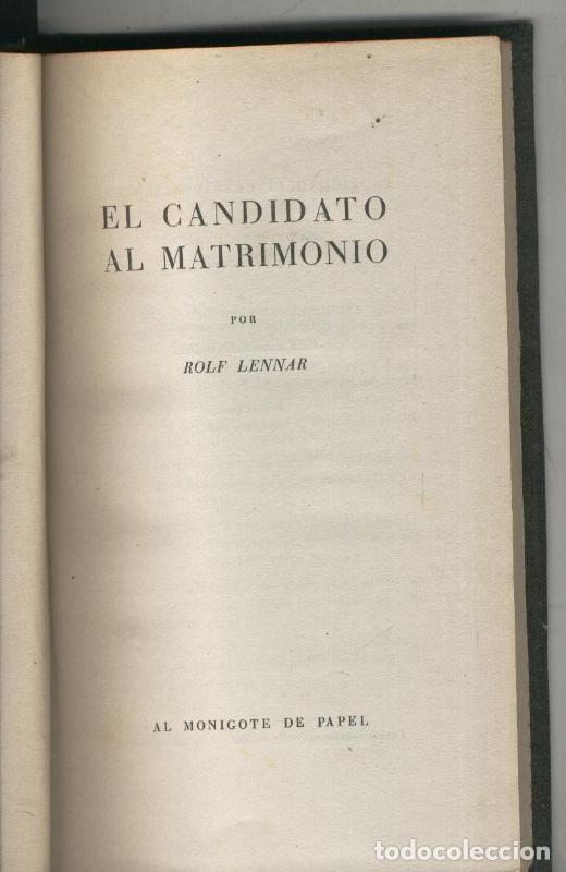 Collection Magazines and Newspapers: El candidato al matrimonio - Rolf Lennar