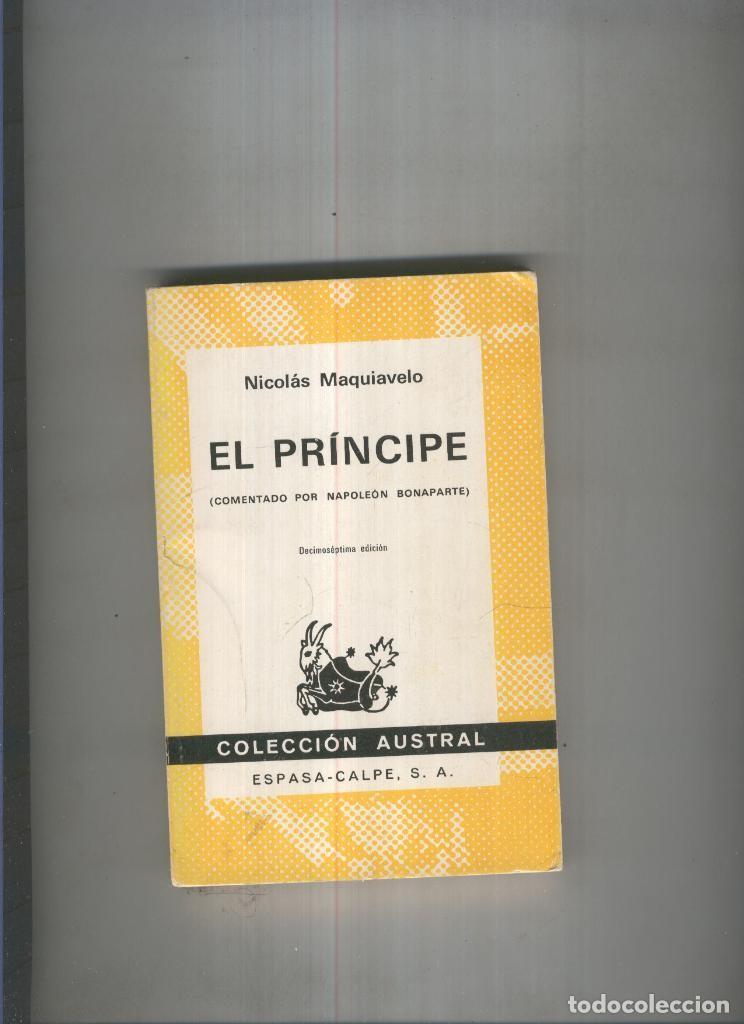 Sammeln von Zeitschriften und Zeitungen: El principe - Nicolas Maquivelo