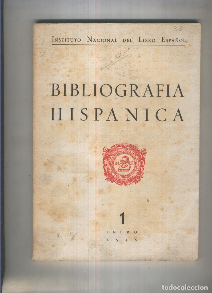 Sammeln von Zeitschriften und Zeitungen: Bibliogrfia Hispanica numero 01, tomo V, primera y segunda parte - varios