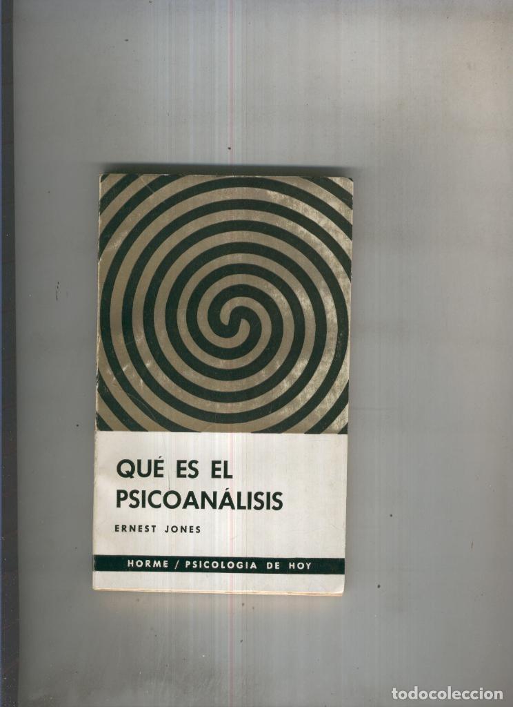 Colecionismo de Revistas e Jornais: Que es el psicoanalisis - Ernest Jones