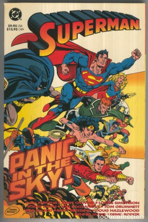 Collectionnisme de Revues et Journaux: SUPERMAN: PANIC IN THE SKY. One-Shot (DC 1993) - Dan Jurgens