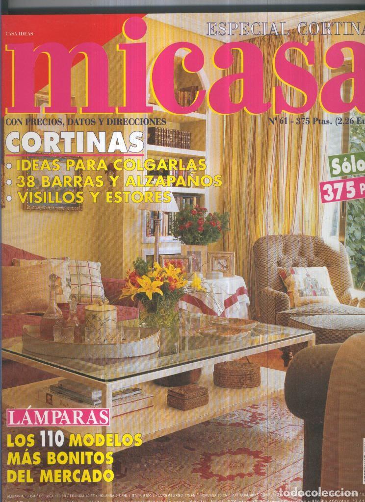 Collectionnisme de Revues et Journaux: MI CASA Numero 61. ESPECIAL CORTINAS - Varios Autores