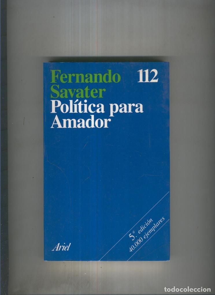 Colecionismo de Revistas e Jornais: Politica para Amador - Fernando Sabater