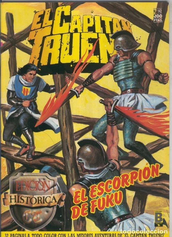 Colecionismo de Revistas e Jornais: El Capitan Trueno edicion historica numero 142:El escorpion de Fuku - Victor Mora-Ambros-Pardo-Anton