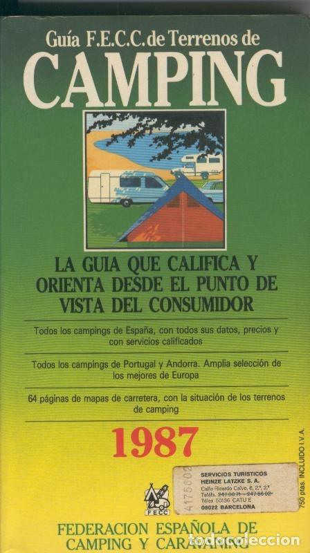 Colecionismo de Revistas e Jornais: Guia F.E.C.C.de terrenos de camping - Varios