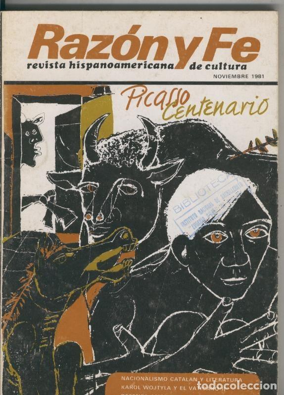 Colecionismo de Revistas e Jornais: Razon y Fe noviembre 1981 - Varios