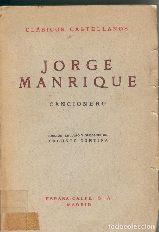 Colecionismo de Revistas e Jornais: Cancionero - Jorge Manrique