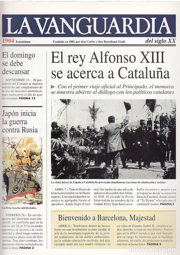 Colecionismo de Revistas e Jornais: LA VANGUARDIA a&ntilde;o 1904. El rey Alfonso XIII se acerca a Catalu&ntilde;a - Varios