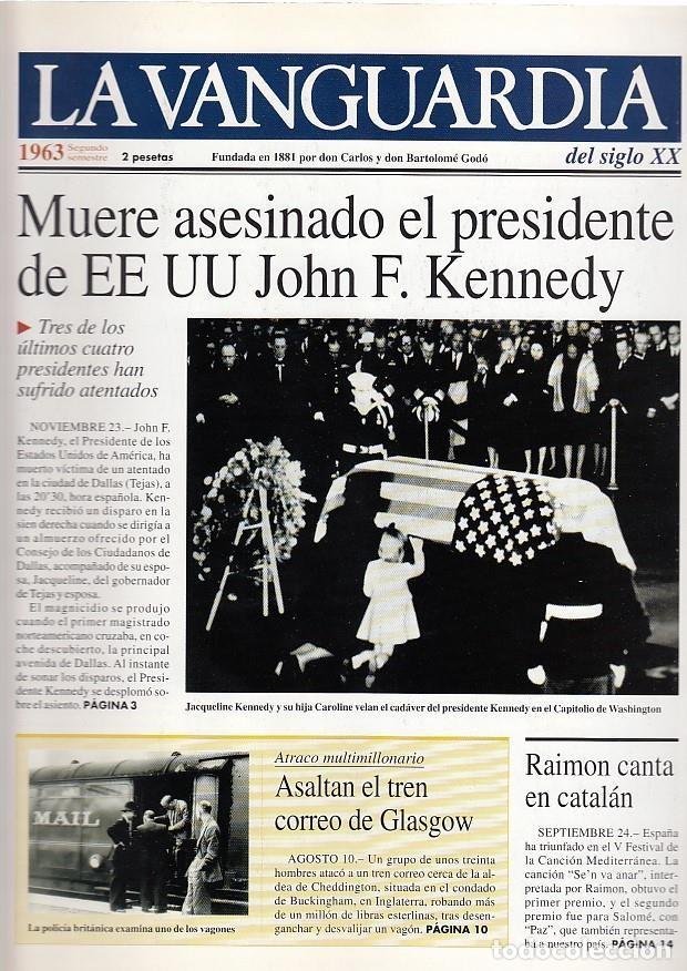 Colecionismo de Revistas e Jornais: LA VANGUARDIA a&ntilde;o 1963 segundo semestre. Muere asesinado John F. Kennedy - Varios