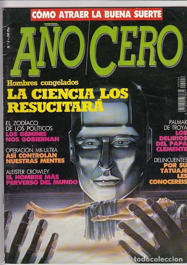 Colecionismo de Revistas e Jornais: A&Ntilde;O CERO numero 06. Hombres congelados - Varios