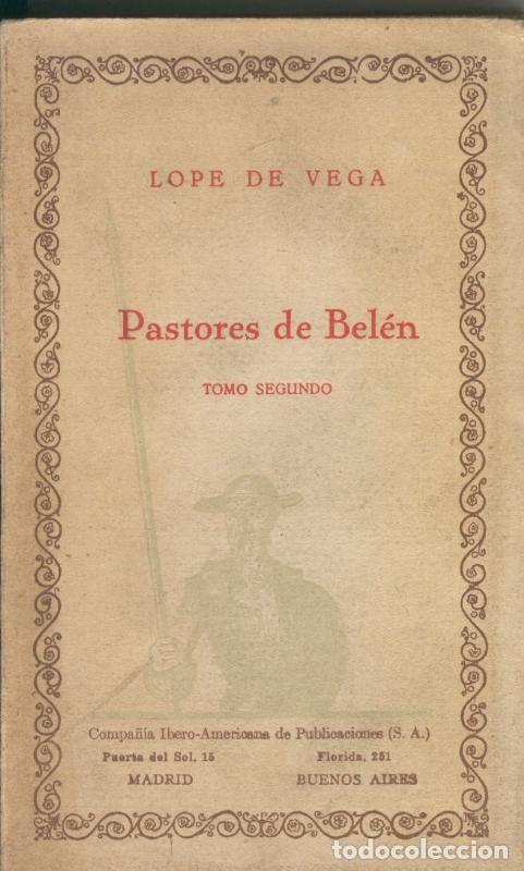 Coleccionismo de revistas y peri&oacute;dicos: Pastores de Belen Tomo II - Lope de Vega