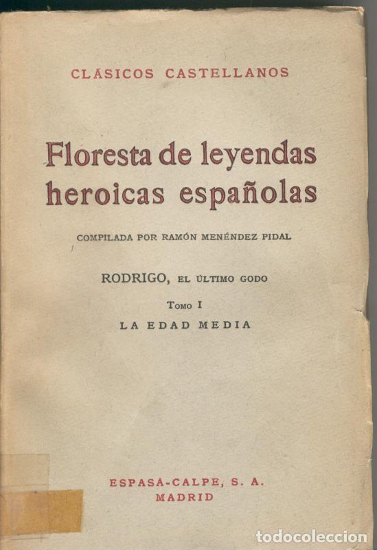 Collection Magazines and Newspapers: Floresta de leyendas heroicas espa&ntilde;olas Tomo I La edad media - Alonso Fernandez de Avellaneda