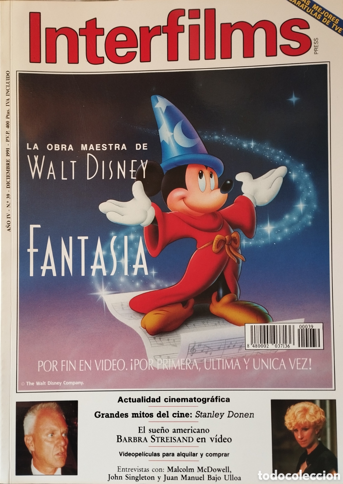 Coleccionismo de Revistas y Peri&oacute;dicos: Interfilms. N&uacute;mero 39 Diciembre 1991