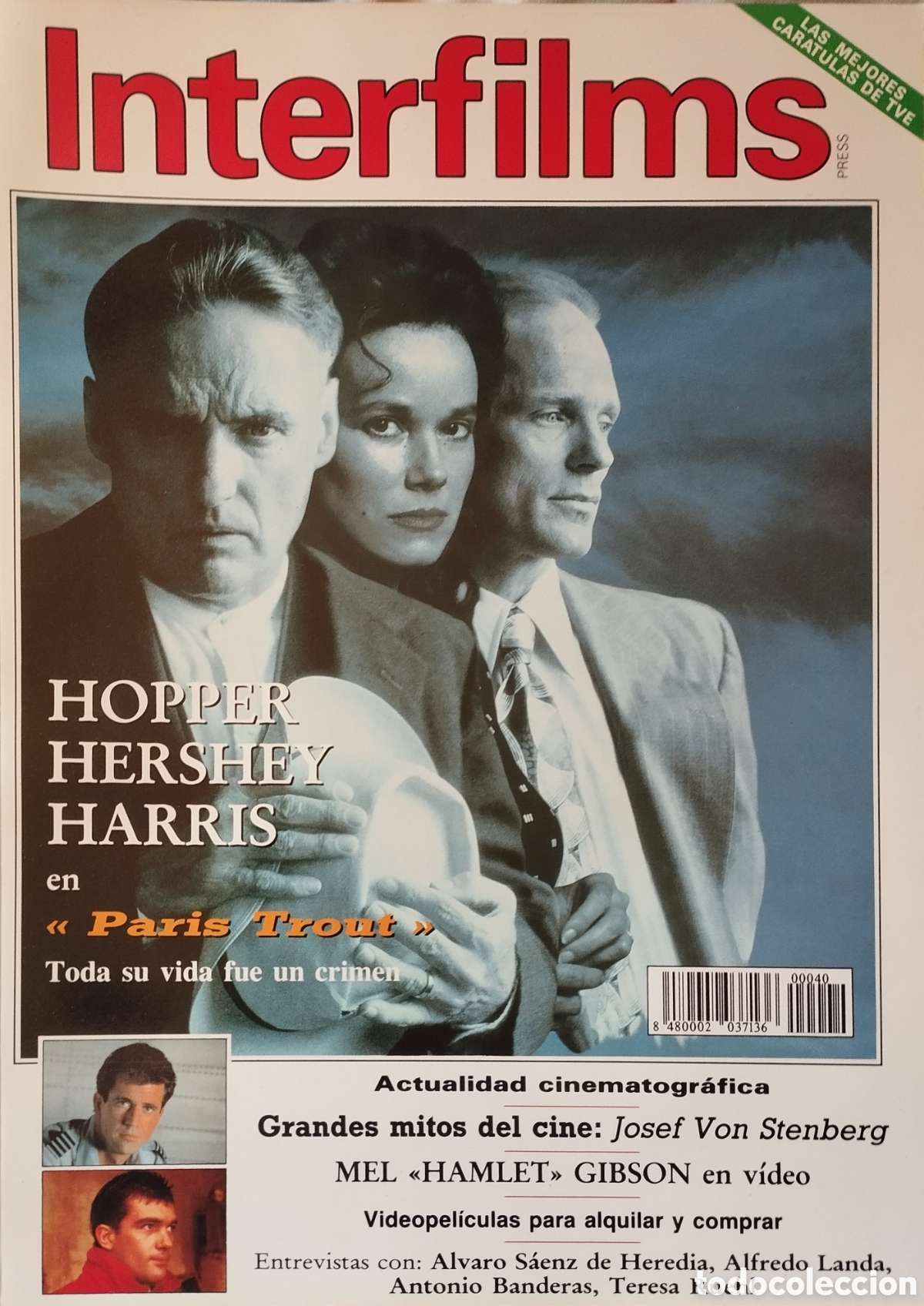 Coleccionismo de Revistas y Peri&oacute;dicos: Interfilms. N&uacute;mero 40 enero 1992