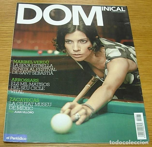 Coleccionismo de Revistas y Peri&oacute;dicos: Revista Dominical n&ordm; 261 MARIBEL VERDU Portada + 6 Pgs 2007 CROWDED HOUSE en Catal&aacute;n