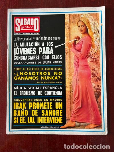 Collectionnisme de Revues et Journaux: REVISTA S&Aacute;BADO GR&Aacute;FICO NUMERO 922