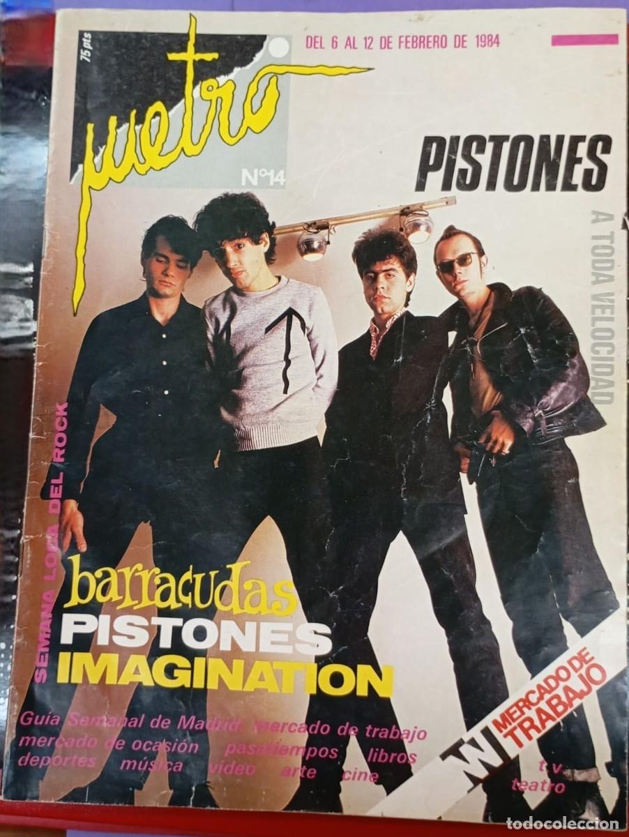 Coleccionismo de Revistas y Peri&oacute;dicos: MAGAZINE METRO. REVISTA DE MADRID N&ordm; 14 A&Ntilde;O 1984 - PISTONES, BARRACUDAS.