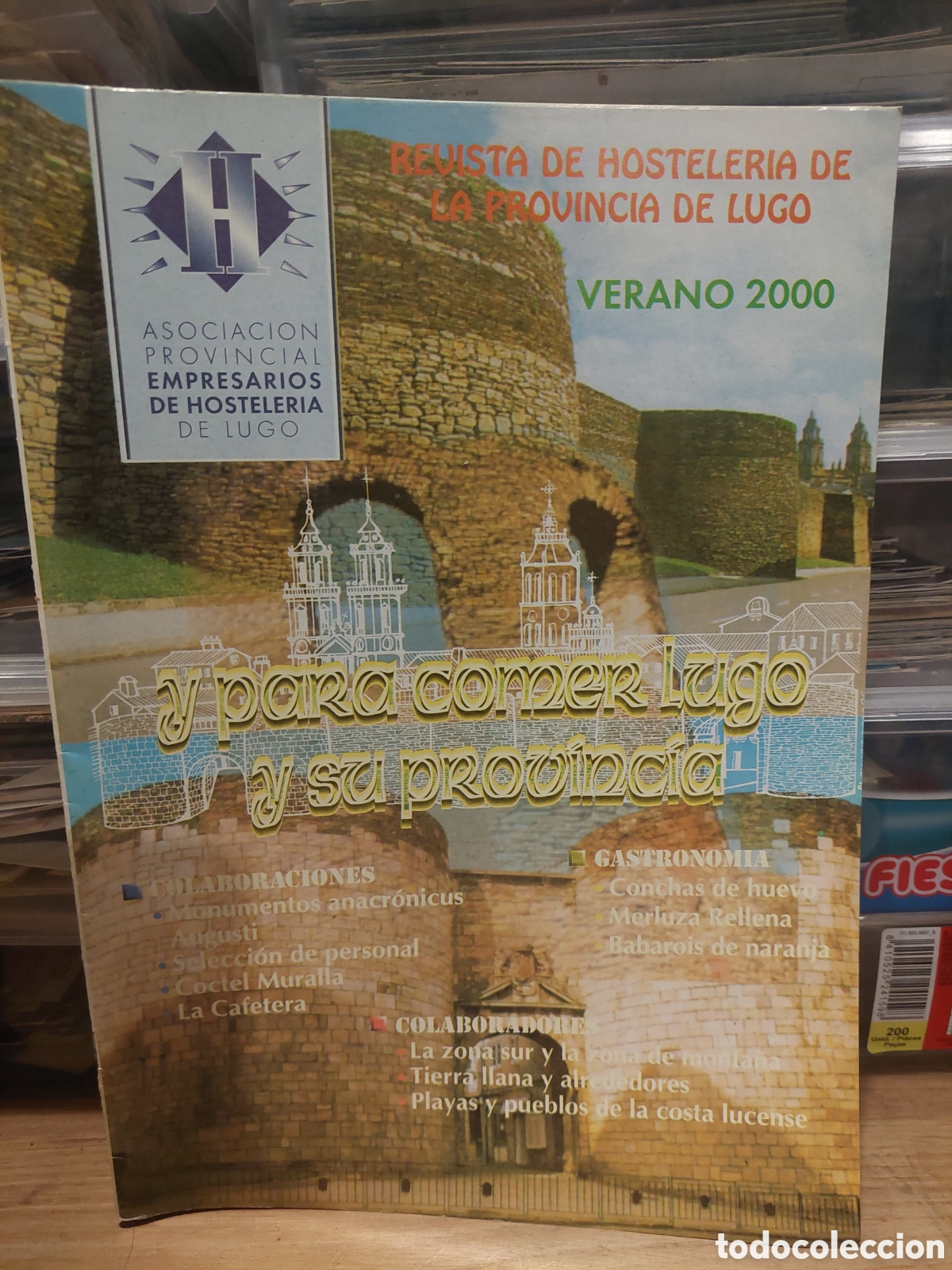 Coleccionismo de Revistas y Peri&oacute;dicos: Lugo asociaci&oacute;n hosteler&iacute;a y para comer lugo y su provincia publicidad 1993