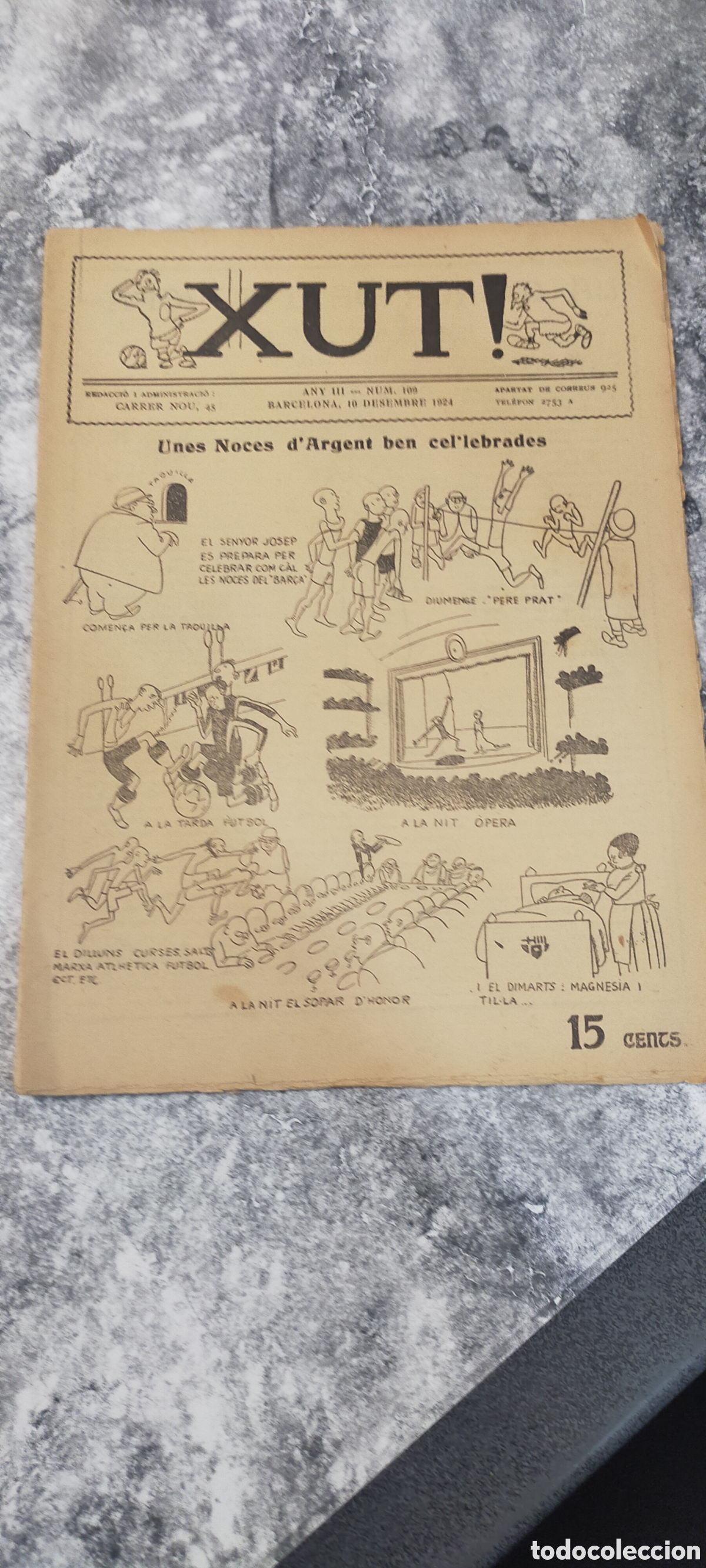 Collection Magazines and Newspapers: XUTS ANY III ...NUM.109 BARCELONA, 10 DESEMBRE 1924