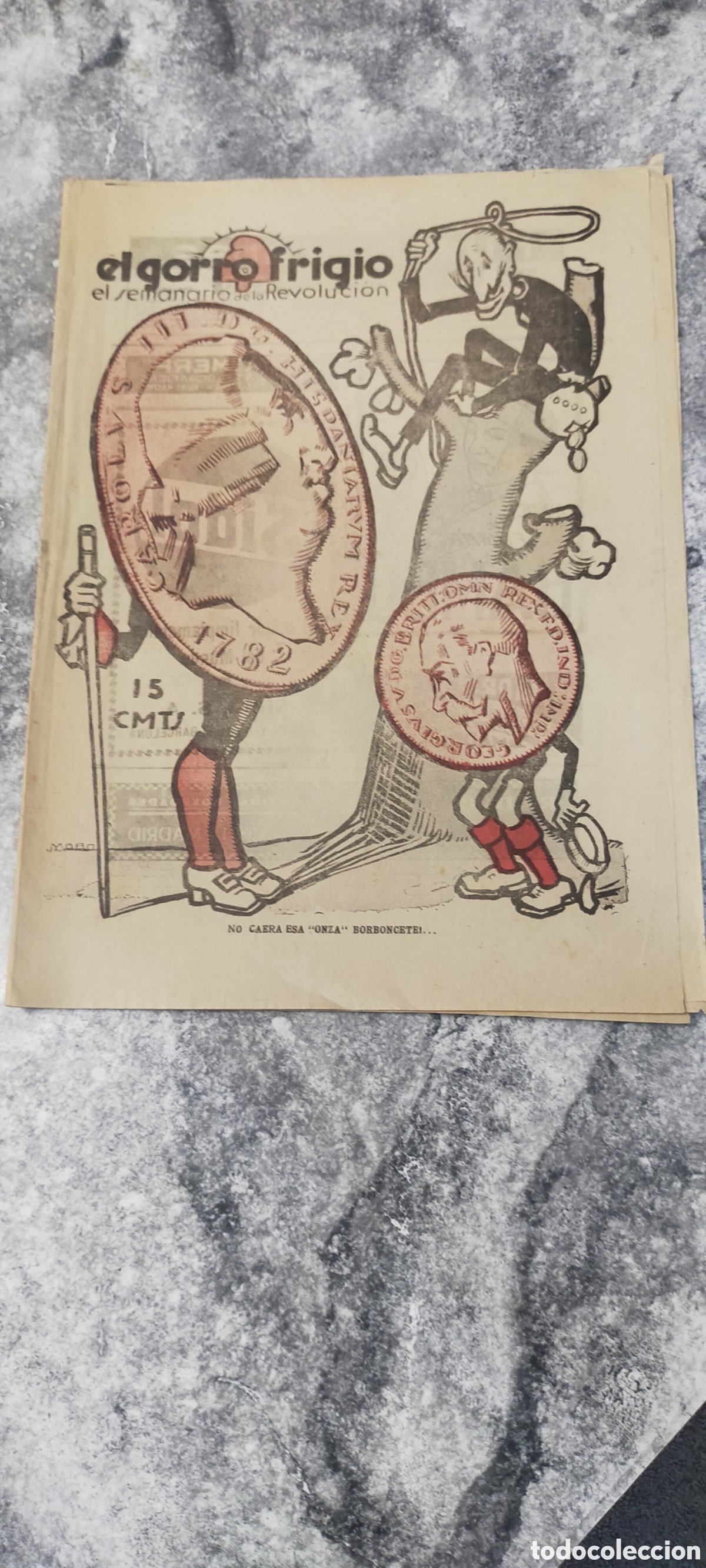 Collectionnisme de Revues et Journaux: EL GORRO FRIGIO. A&ntilde;o 1 , N&deg; 16 EL SEMINARIO DE LA REVOLUCI&Oacute;N