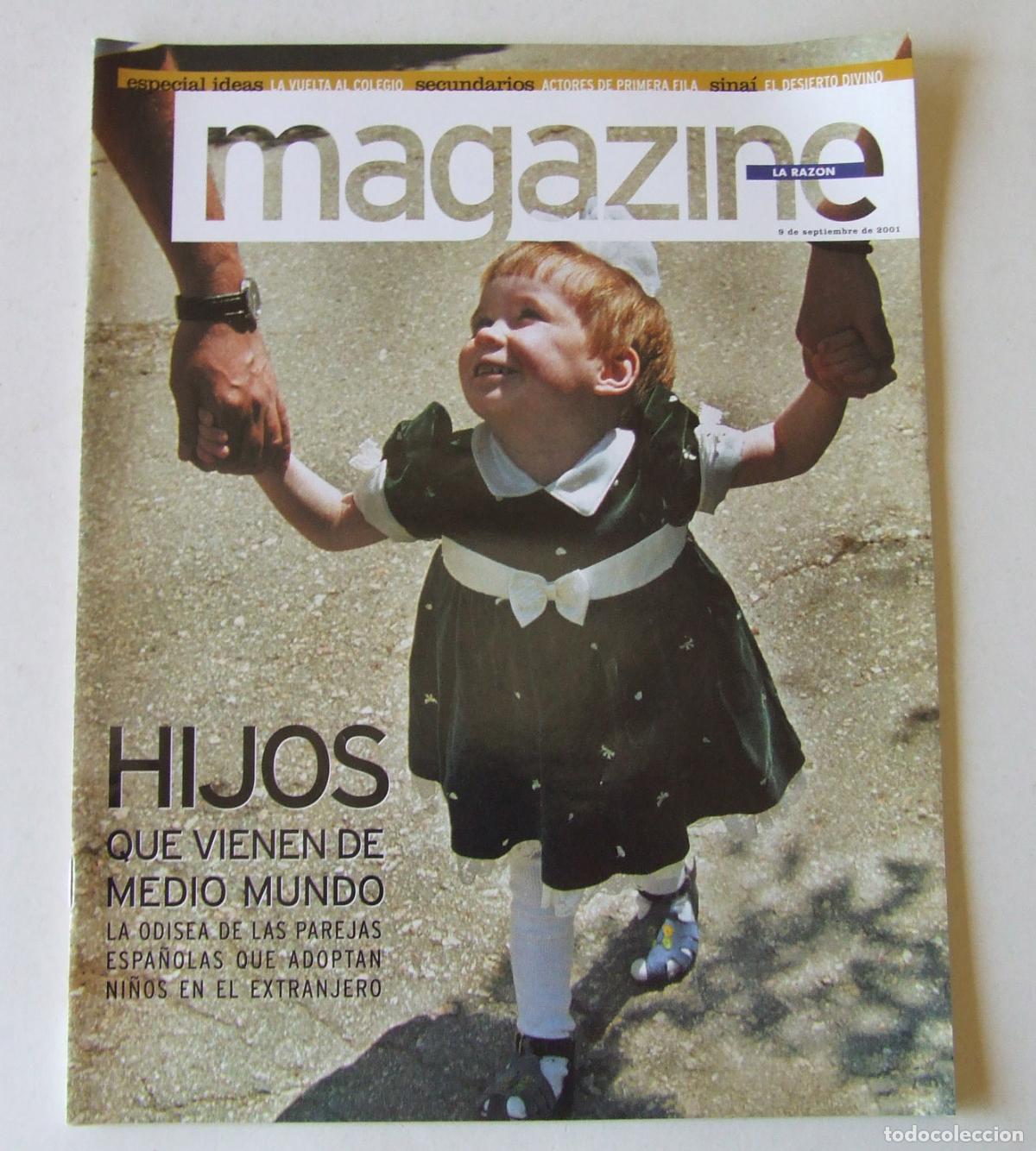 Colecionismo de Revistas e Jornais: MAGAZINE 9 SEPTIEMBRE 2001 MELON DIESEL ROSANA ANNIE LIEBOVITZ