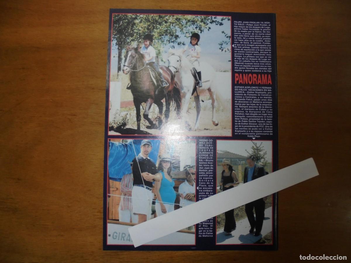 Coleccionismo de Revistas y Peri&oacute;dicos: CLIPPING 2004: FELIPE JUAN FROIL&Aacute;N A CABALLO. BRUNO G&Oacute;MEZ-ACEBO