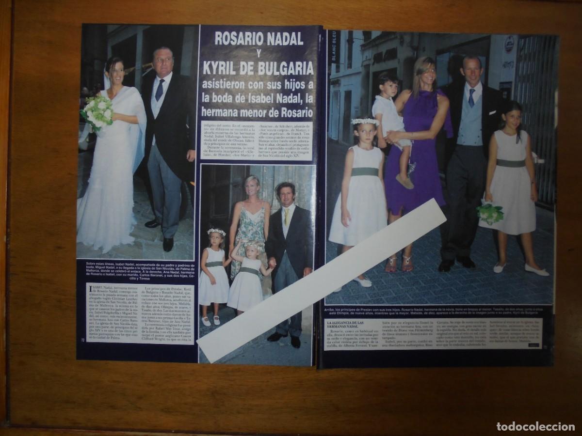 Coleccionismo de Revistas y Peri&oacute;dicos: CLIPPING 2004: ROSARIO BADAL Y KIRIL DE BULGARIA. GIGI HOWARD. ZARA PHILIPS HIJA DE ANA DE INGLATERR