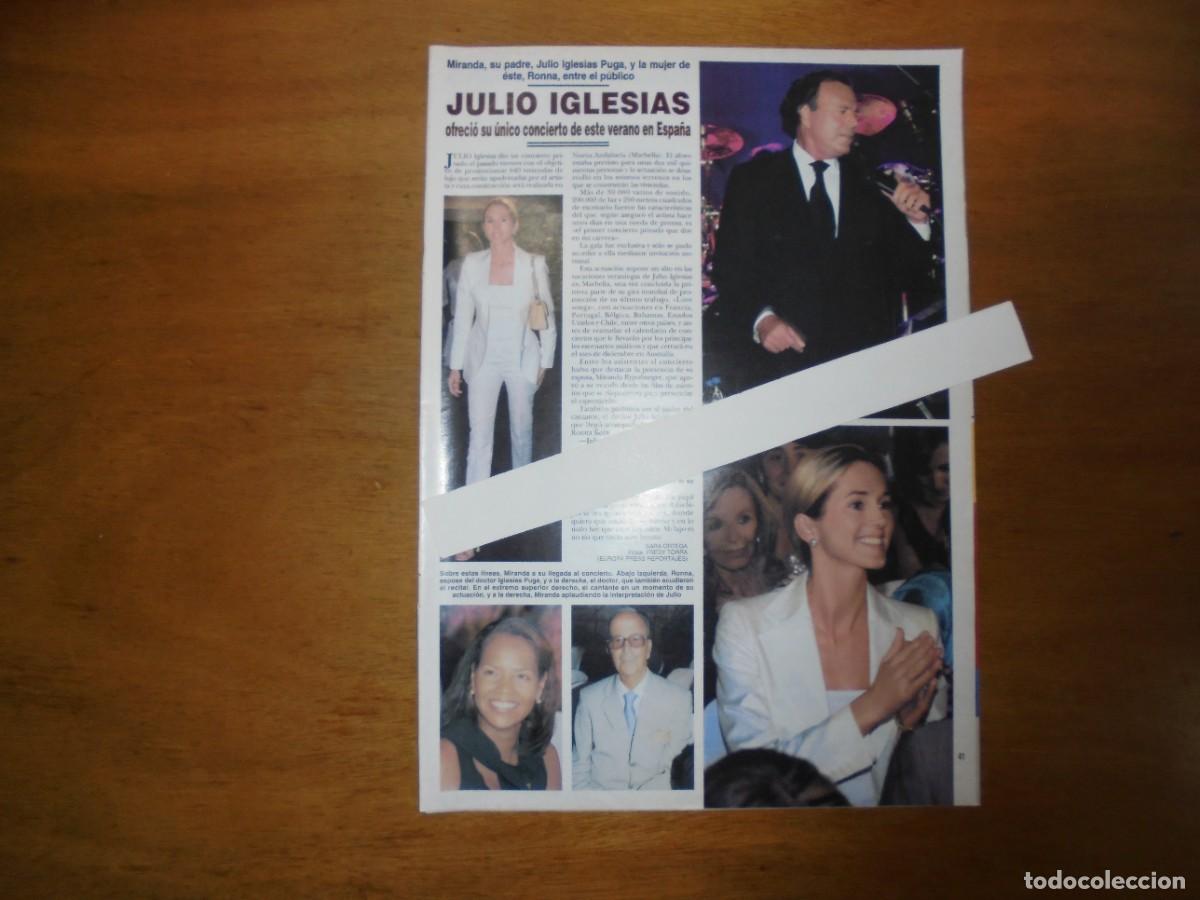 Coleccionismo de Revistas y Peri&oacute;dicos: CLIPPING 2004: JULIO IGLESIAS, MIRANDA. DR. IGLESIAS. FERNANDO FDEZ. TAPIA. CARMEN ORDO&Ntilde;EZ. JES&Uacute;S OR
