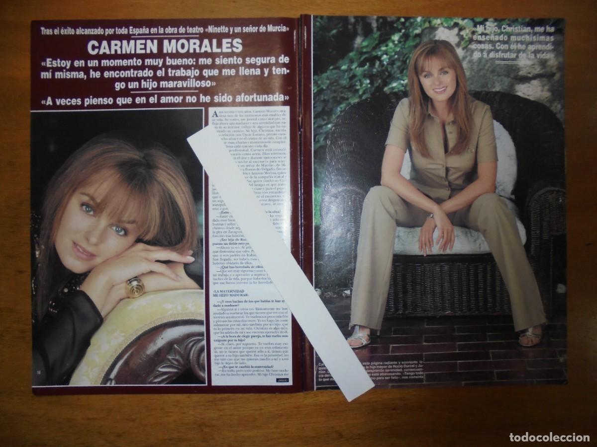 Coleccionismo de Revistas y Peri&oacute;dicos: CLIPPING 2004: CARMEN MORALES, HIJA DE ROC&Iacute;O DURCAL / CARLOTA DE M&Oacute;NACO / PUBLICIDAD ANNA MORA